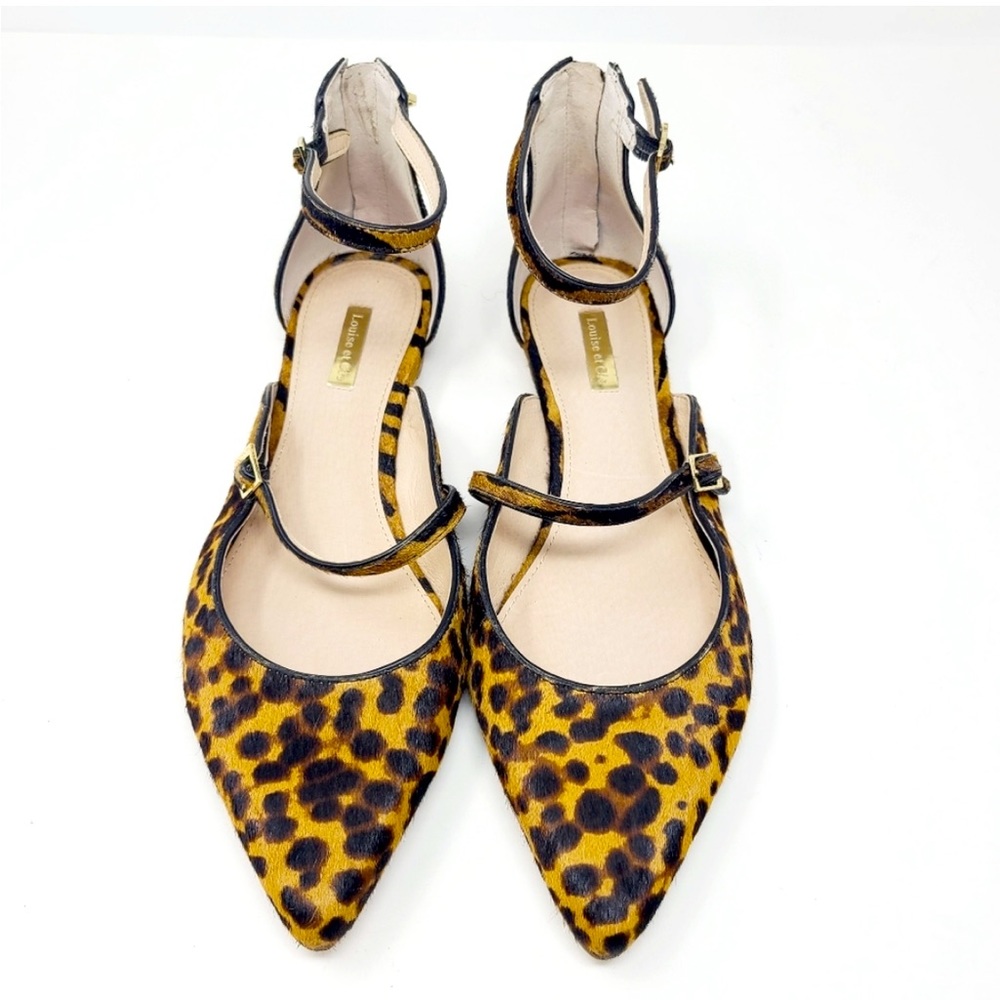 Animal print flats